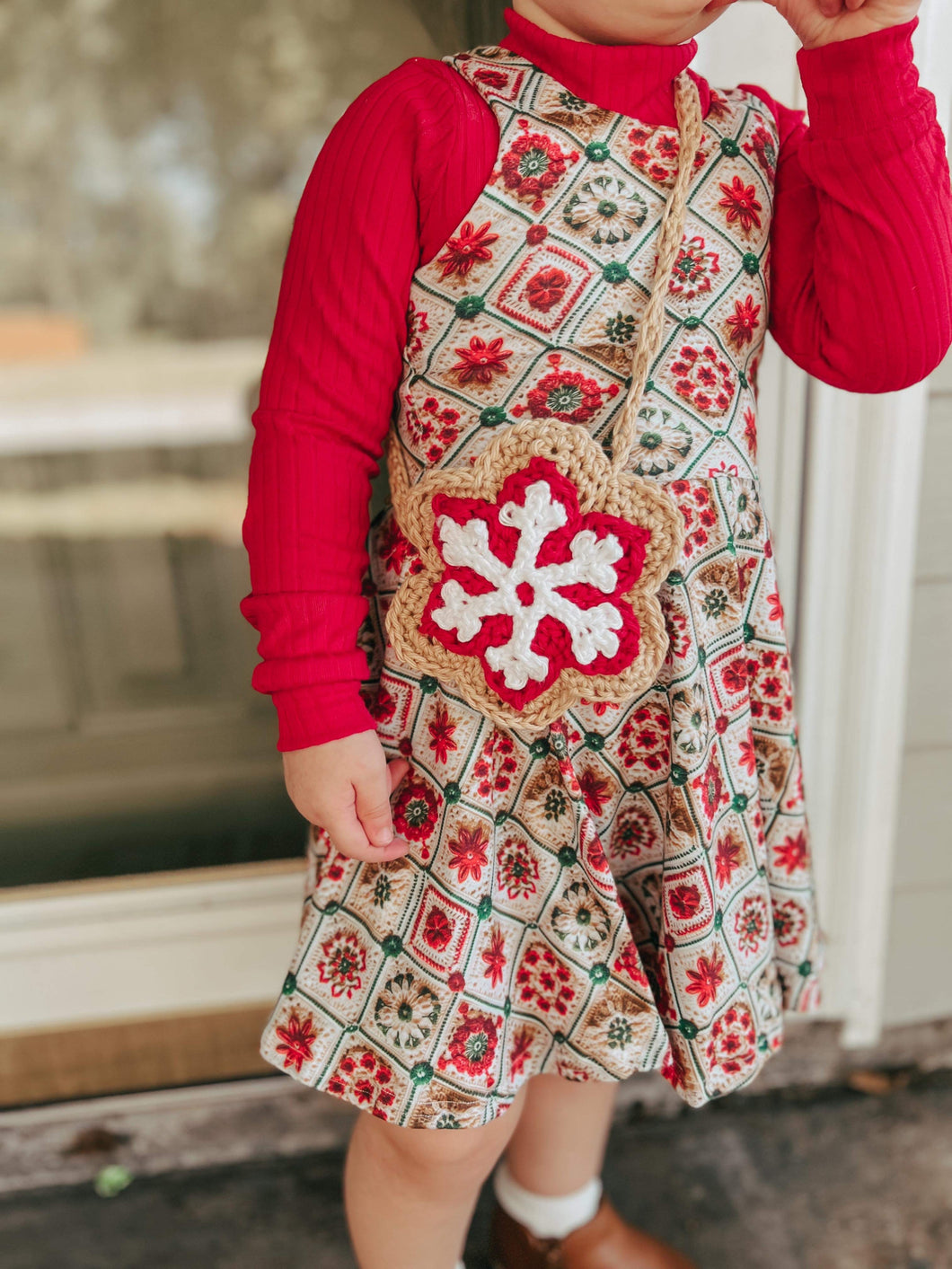 Snowflake sugar cookie purse