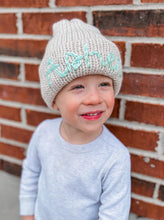 Load image into Gallery viewer, Embroidered knit name beanie
